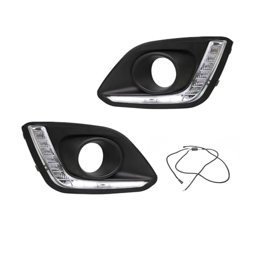 Phares antibrouillard pour Suzuki Swift 2014 2015 2016 avec feu de jour DRL LED blanc auto