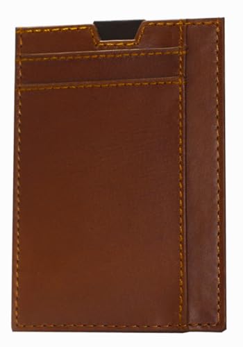 Slim leather Wallet Front Pocket Minimalist.