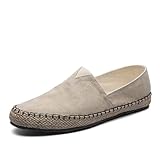 Generico Zapatos de barco para hombre cómodos elegantes suaves mocasines planos de hombre resistentes negros a prueba de accidentes Zapatillas de deporte para hombre Business Zapatillas Running