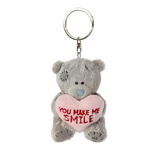 Me To You Tatty Teddy 'You Make Me Smile' Plush Keyring - Official Valentine's Day Collection
