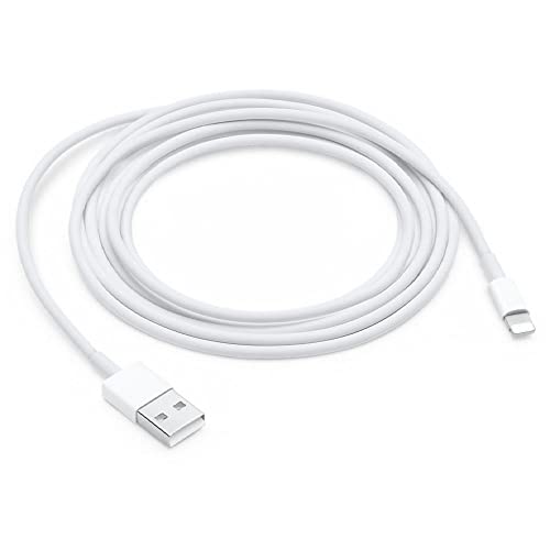 Image of USB to Lightening Cable for Fast Charging for iPhone 8 / X /XR /XS Max / 11 /12 / 13 Series and Pad Air /Mini, Pod & Other Devices,White