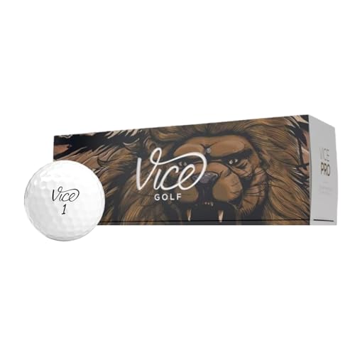 Vice Pro White Golf Balls (One Sleeve (3 Golf Balls))