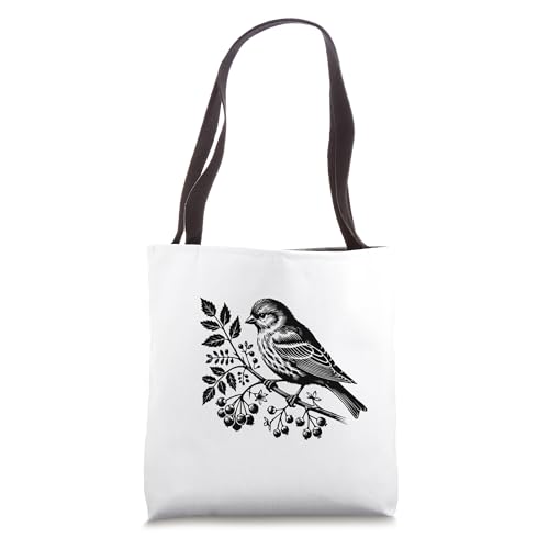 House Finch Bird Design for Finches Lovers Tote...