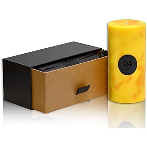 DECOCANDLES 3X6 SWEET MANGO Pillar Scented Candle (3X6 Pillar) The Ritz Carlton Key Biscayne Signature Fragrance Cover