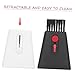 OSALADI 2pcs Retractable Screen Cleaning Brush Portable Lens Brush for Phones Laptops Cameras Soft Bristle Keyboard with Stylish Design for Electronics Maintenance
