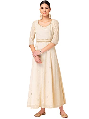 Image of Indya Women's Viscose Regular Fit Kurtas