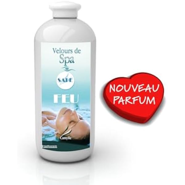 Camylle - Dodatek do kąpieli Whirlpool Safe FEU – dodatek do jacuzzi – ognisty, pełen temperamentu zapach – 1000 ml