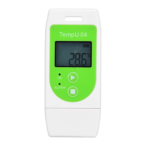 ANKROYU Temperature Logger, Plastic Reusable Temperature Recorder, Digital Temperature Data Logger, Temperature Data Logger for Storage Transportation