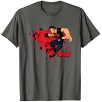 Young Justice Superboy Super Splatter Logo Camiseta