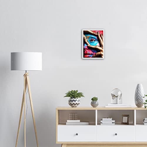 Impression murale encadrée MUA noire 30x40 cm : la solution déco sans stress prête à suspendre