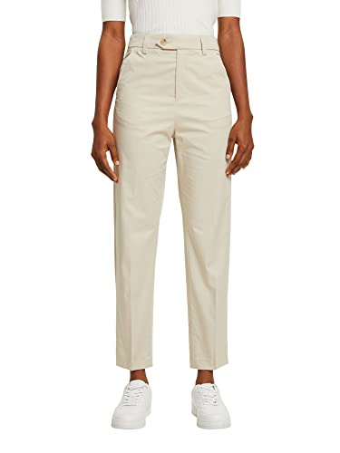 ESPRIT Damen 993EE1B316 Hose, 260/LIGHT Taupe, 40