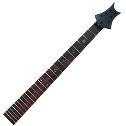 Manche de guitare noir de 25.5 pouces en érable de haute qualité et palissandre