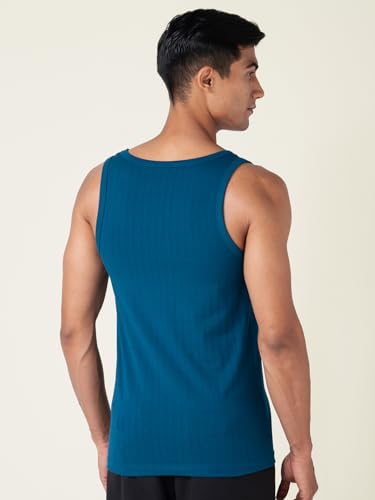 Image of DAMENSCH Anti-Bacterial Anti Odour Soft Pinstripe Cotton Vest