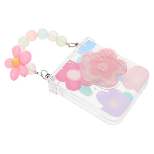 Cadeau étui Z Flip 6 antichoc chic rose pailleté avec support femme