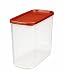 Rubbermaid 071691688037 16-Cup Dry Food Container (Pack of 2), Clear