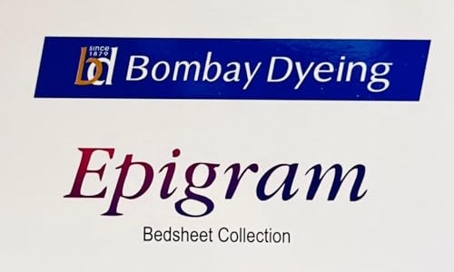 Image of Bombay Dyeing Epigram Printed Single Bed 100% Cotton Bedsheet Collection - (224X150) (Light Pink)