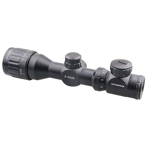 Vector Victoptics 2-6x32 AOE SFP Compact Illuminated Rangefinder Reticle Rifle Scope - Free Weaver Mounts - Image 4