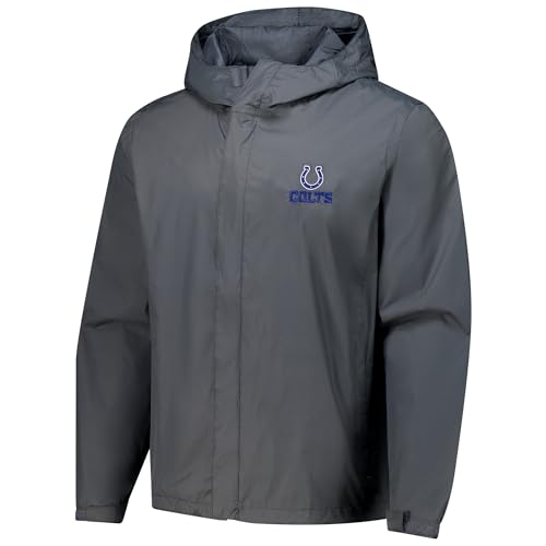 Image of Dunbrooke Men's NFL Tropic Waterproof Packable Full-Zip Hoodie Jacket