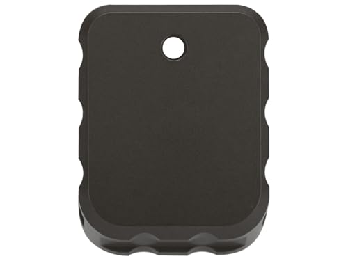 NDZ Performance Brass Magazine Base Plate for Canik TP9 – Armor Black Cerakote Finish – Laser Engraved – Fits TP9SF, TP9SFX, TP9 Elite SC – ODG Fill – Plain
