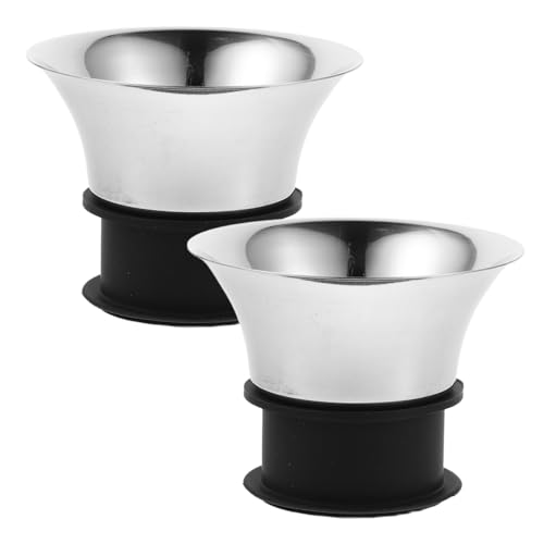 TOYANDONA 2 Pezzi Coperchio Caraffa Acqua in Acciaio Inossidabile Sostitutivo con Beccuccio Tromba per Versare Senza Perdite Copertura Resistente per Caraffa Bevande in Cucina Ristoranti e