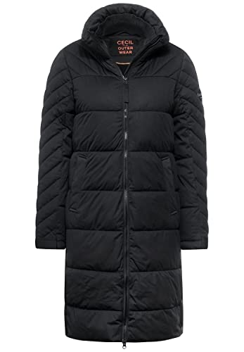 Cecil Damen Langer Mantel Black XL