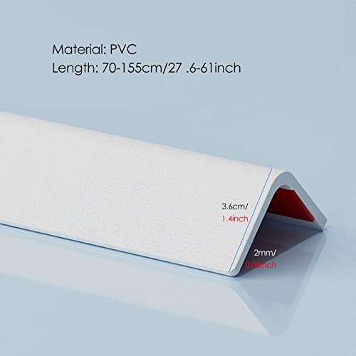 Bande de protection d'angle durable en PVC haute densité pour mur