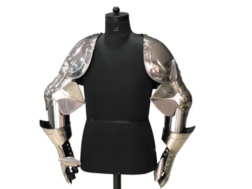 Medieval Knight Complete Arms Armor Set Steel Arm Guard Armor with Gauntlets