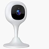 Baby Monitor Wi-Fi Security Camera Indoor, 1080P Home Security Camera with Night Vision, Motion Detection, Two Way Audio, Compatible with Alexa