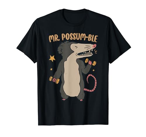 Mr. Possum-Ble - Funny Possum - Cute Raccoon - Workout Maglietta