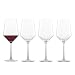 Schott Zwiesel Tritan Crystal Glass Pure Stemware Collection Cabernet/All Purpose, Red or White Wine Glass, 18.2-Ounce, Set of 4