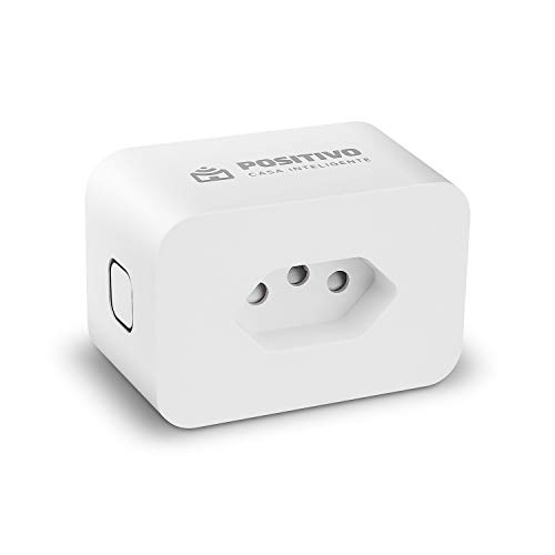 Smart Plug Wi-Fi Positivo Casa Inteligente, 10A, NBR 14136, configuração rápida, 1.000W Bivolt – Compatível com Alexa