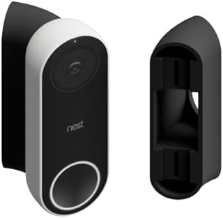 Mars Outpost | Nest Doorbell Corner Mount for Google Nest Hello Video Doorbell 1st Generation - Wired | Wedge | Bracket