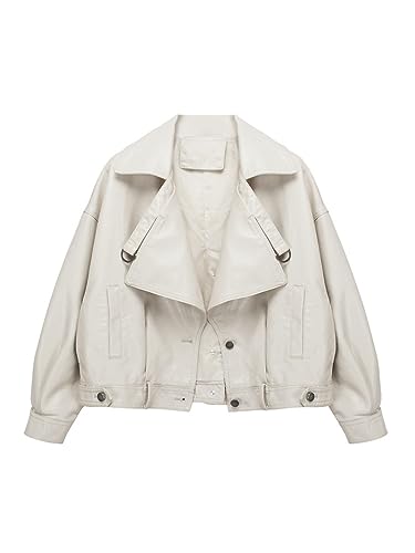 Veste Ample Courte En Simili Cuir Idéale Pour Vos Sorties Citadines