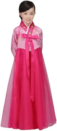 Korean Girls Kids Children Hanbok Costume Dress Outfit Set