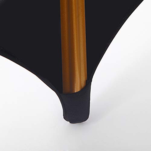 bricia 100 PCS Black Stretch Spandex Chair Slipcovers, Dining Room Chair Covers Stretch Chair Slipcovers Protector for Wedding, Banquet, and Party by bricia - Image 7