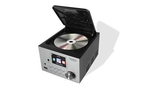 XORO HMT 500 PRO - Mikro Stereoanlage (Internet-/DAB+/UKW-Radio, CD Player, Bluetooth, USB Mediaplayer, 2.4" Farbdisplay, Fernbedienung, 2 x 10W Lautsprecher – Bild 4