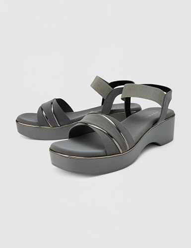 Image of Metro Women Wedge Heel Comfort Fashion Backstrap Sandal