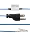 Grounding Cord, Ground Cable, Grounding Wire, Ground Wire, Grounding Strap, Ground Strap, Grounding Cable, Anti Static, Grounding Plug - 3-Prong Ground Plug with Alligator Clip - 16.4 Ft
