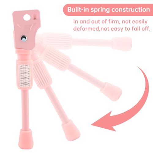 NINEFOX Kids Bike Kickstand for 16 Inch Wheel Children\'s Bicycle Alloy Bicycle Stand Kickstand Kids Bicycle Adjustable for Girls and Boys Bike Pink - Thumbnail 4