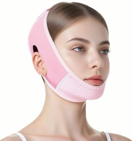 Mascarilla V Facial Reutilizable,Reductor de Papada Lifting,Banda...