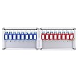 Schlüssel-Aufbewahrungsbox zur Wandmontage, mit Schloss und Etikett, sicheres Schlüsselmanagement für Immobilien- und Automobilhändler, für Zuhause oder Büro