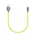 Produktbild VANKO Neongelb 0.3m USB Kabel Datenkabel für iPhone 11 X XS MAX XS XR 8 Plus 8 7 Plus 7 iPad Pro iPad Air iPad Mini iPad Powerbank