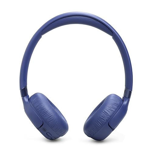 Image of JBL Tune 680NC - Wireless on-Ear Adaptive Noise Cancelling Headphones with Powerful Hi-Res JBL Pure Bass Sound and Spatial Sound, with Up to 76 Hours of Battery Life, Plus Speed Charge (Blue)