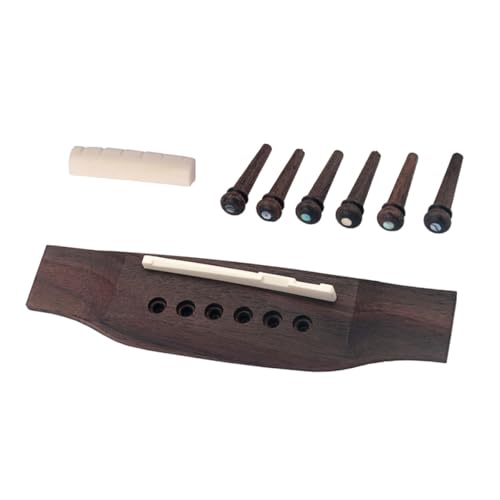 Chevalet guitare palissandre et chevilles bois pour jouer vos plus beaux morceaux folk
