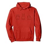 carino holland lop coniglio bunny line art felpa con cappuccio