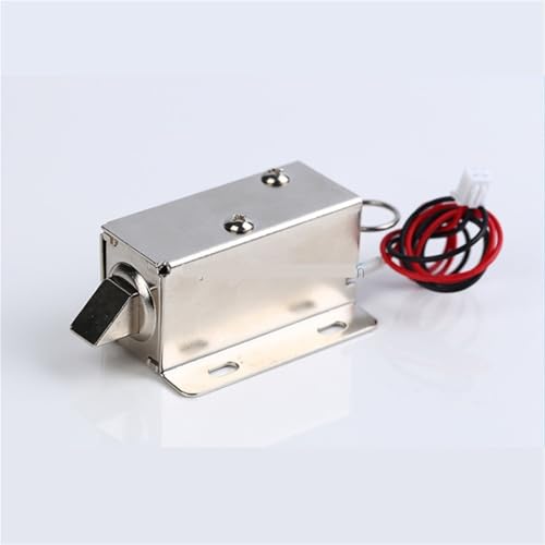 Serrure push pull 12V DC mini solénoïde open frame pour placard électrique - 2