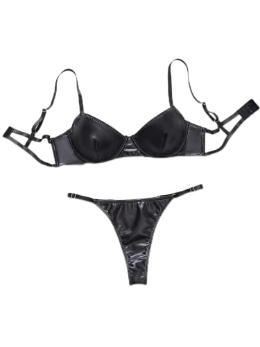 Image of Sexy Floral Embroidered Flower Mesh Underwire Push Up Lingerie Set