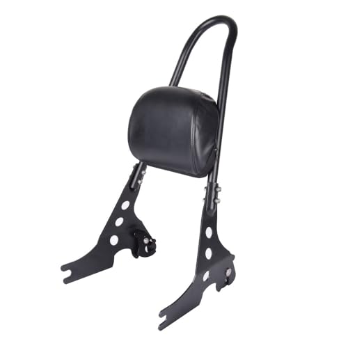 Dossier vertical passager avec coussin de finition supérieure pour Sportster 2004-Up