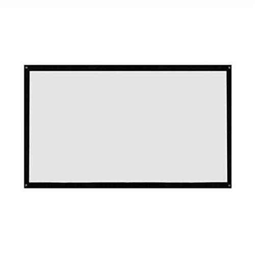 16: 9 beweglicher Faltbarer Projektor Bildschirm Wand befestigt Home Cinema Theater 3D HD Leinwand Leinwand,40 inches