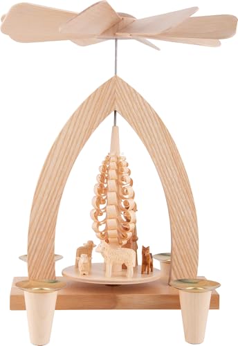 1-stöckige Weihnachtspyramide Schafe